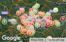 Recent episode: PM10, PM2.5 Late January 2012