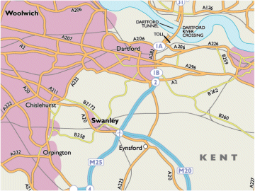 London Area Map