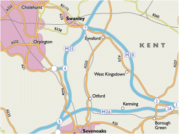 London Area Map