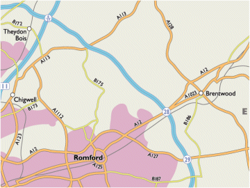 London Area Map